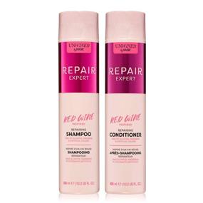 img 4 attached to Repairing Red Wine Shampoo + Conditioner by Unwined - Nourish, Strengthen, and Revitalize Damaged Hair - Safe for All Hair Types