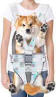 🐶 adjustable pet front carrier backpack - slowton dog travel bag for small to medium dogs - ideal for hiking, camping, and everyday use - easy-fit design with legs out option logo