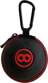 img 4 attached to Ballsak Sport: Red/Black Clip-on Cue Ball Case with Extra Strong Strap Design!