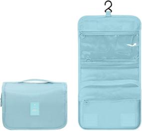 img 4 attached to 👜 Luxtude Women's Hanging Toiletry Bag - Travel Organizer for Toiletries, Cosmetics, and Hygiene Accessories