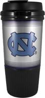 🏀 игровая фишка novelty ncaa с надписью north carolina tarheels platinum gripper - изолированный и не проливающийся термос для путешествий, 16 унций логотип