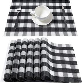 img 1 attached to 🏡 Enhance Your Farmhouse Decor with DOLOPL Placemats: Stylish Table Decorations