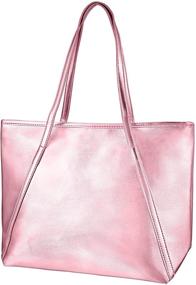 img 4 attached to 👜 Designer Women's Tote Handbags for Shoulder, Handbags & Wallets, and Shoulder Bags