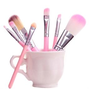 img 2 attached to 💄 Fani Makeup Brushes Set: 7-Piece Travel Brushes with Box for Professional Foundation, Eyeshadow, Lip, Powder, and Cream Blending