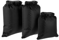lixada waterproof dry bags - 3 pack of ultimate dry sacks for kayaking, camping, hiking, traveling, boating & water sports - lightweight, roll top outdoor dry sacks in black - 3l+5l+8l sizes логотип