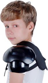 img 2 attached to 👻 Youper Sports Shoulder Pads for Kids: Ideal Addition to Halloween Costumes!