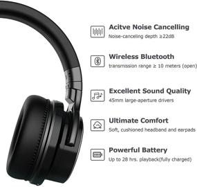 img 3 attached to 🎧 Tapvos E7 Noise-Cancelling Headphones: Exquisite Comfort for an Immersive Audio Experience