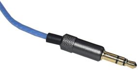 img 1 attached to 🎧 Enhanced 3.5mm Replacement Audio Cable with Remote Control Upgrade - Compatible with Shure SE215, SE846, SE425, SE535, SE535LTD-J, SE315 YINYOO PRO H5 HQ5 Earphone (Blue - No MIC)