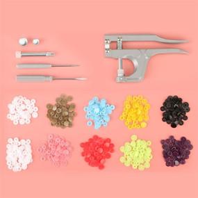 img 3 attached to 🧰 Craftown Snap Fasteners Kit: All-in-One Crafting Accessories with Pliers, Buttons, and DIY Essentials – Ideal for Arts, Crafts, and DIY Projects, Beginner Friendly – Includes Convenient Storage Box (Kit)