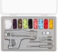 🧰 craftown snap fasteners kit: all-in-one crafting accessories with pliers, buttons, and diy essentials – ideal for arts, crafts, and diy projects, beginner friendly – includes convenient storage box (kit) logo