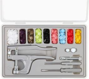 img 4 attached to 🧰 Craftown Snap Fasteners Kit: All-in-One Crafting Accessories with Pliers, Buttons, and DIY Essentials – Ideal for Arts, Crafts, and DIY Projects, Beginner Friendly – Includes Convenient Storage Box (Kit)