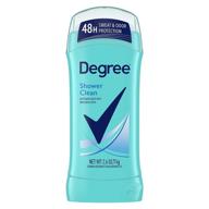 🚿 degree shower clean women's antiperspirant deodorant - 24 hour dry protection, 2.6 oz logo