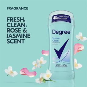 img 1 attached to 🚿 Degree Shower Clean Women's Antiperspirant Deodorant - 24 Hour Dry Protection, 2.6 oz