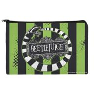 🦗 organize your makeup: beetlejuice beetle worm cosmetic bag organizer pouch logo