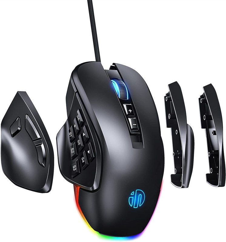 inphic programmable replaceable adjustable gaming black 로고