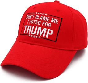 img 4 attached to Trump Donald Embroidered Adjustable Baseball Outdoor Recreation