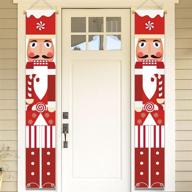 🎄 matttime nutcracker soldier banner porch sign: stunning christmas decor for your front door and outdoor spaces logo