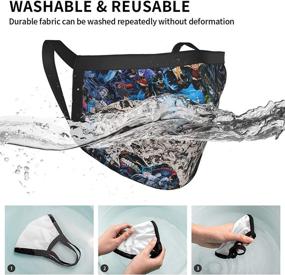 img 1 attached to 💪 Washable Reusable Cloth Masks: Optimal Protection and Safety for Occupational Health & Personal Protection