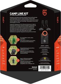 img 2 attached to Black GEAR AID Camp Line Kit: Optimal Gear 🏕️ Hanging and Drying Solution with 550 Paracord - One Size