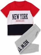 👕 boys' clothing: rwb grey t-shirt with fashionable stitching logo