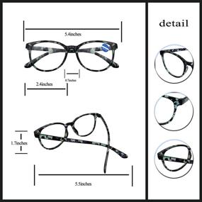 img 3 attached to 👓 Advanced Reading Glasses: Lightweight, Blue Light Blocking Eyeglasses for Men and Women