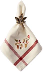 img 1 attached to DII Fall Foliage Table Collection: 20x20 Autumn Leaves Napkins, Pack of 6 - Perfect for Autumn Decor