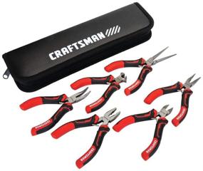 img 4 attached to 🔧 CRAFTSMAN 6-Piece Pliers Set with Pouch - CMHT81716