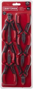 img 2 attached to 🔧 CRAFTSMAN 6-Piece Pliers Set with Pouch - CMHT81716