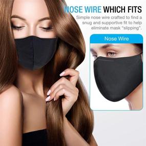 img 2 attached to Maxboost Occupational Health & Safety Products: Reusable Fabric Face Mask