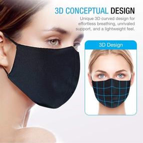 img 1 attached to Maxboost Occupational Health & Safety Products: Reusable Fabric Face Mask
