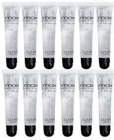img 2 attached to Wholesale Bundle of 12 Max Cherimoya Clear Lip Polish Makeup