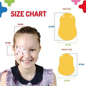img 2 attached to 👁️ Opthopatch Kids Eye Patches - Fun Girls Design [Series II] - 60 + 10 Bonus Latex Free Hypoallergenic Cotton Adhesive Bandages for Amblyopia and Strabismus - 3 Reward Chart Posters by Defined Vision