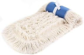 img 2 attached to 🧹 High Quality 24 Inch Industrial Strength Cotton Dust Mop Head Refill - Perfect for Home, Industrial and Commercial Use, Compatible with Standard Size Mop Frame. Get Yours Now!