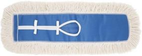 img 4 attached to 🧹 High Quality 24 Inch Industrial Strength Cotton Dust Mop Head Refill - Perfect for Home, Industrial and Commercial Use, Compatible with Standard Size Mop Frame. Get Yours Now!