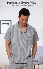 img 2 attached to Charcoal Men's PajamaGram Set - Stylish & Cozy Sleepwear