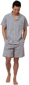 img 4 attached to Charcoal Men's PajamaGram Set - Stylish & Cozy Sleepwear