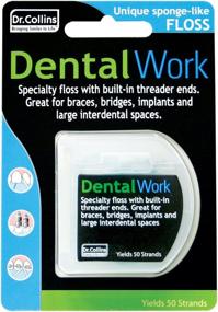 img 3 attached to 🪥 Collins Dental Implant Floss, 50-Count (Pack of 2)