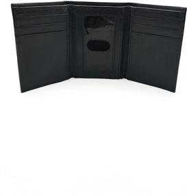 img 2 attached to Premium Quality Men's Genuine Leather Wallet: Trifold Design for Ultimate Functionality