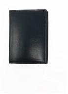 premium quality men's genuine leather wallet: trifold design for ultimate functionality logo