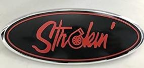 img 4 attached to 🚚 F-9ST PETERBILT POWERSTROKE Strokin Super Duty Modified Emblem: Enhance the Look of Your FORD Ranger, EXPLORER, EDGE, F-150, F-250, F350 - 9 Inch Badge (Strokin Style)