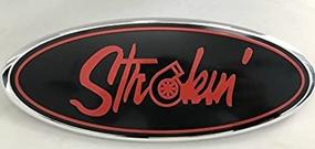 img 1 attached to 🚚 F-9ST PETERBILT POWERSTROKE Strokin Super Duty Modified Emblem: Enhance the Look of Your FORD Ranger, EXPLORER, EDGE, F-150, F-250, F350 - 9 Inch Badge (Strokin Style)