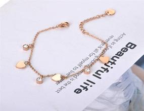 img 1 attached to Lokaerlry Stainless Crystal Bracelets Bracelet