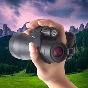 img 3 attached to 🔭 Gosky 12x50 ED Glass Monocular for Wildlife Bird Watching Hunting Camping Travelling Scenery - Ultra HD Multi-Coated Waterproof Monocular Telescope with BAK4 Prism, Model: Mon-1250ED