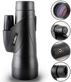 img 1 attached to 🔭 Gosky 12x50 ED Glass Monocular for Wildlife Bird Watching Hunting Camping Travelling Scenery - Ultra HD Multi-Coated Waterproof Monocular Telescope with BAK4 Prism, Model: Mon-1250ED