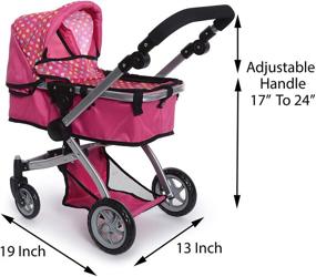 img 3 attached to 👶 Adjustable Swiveling Exquisite Buggy Stroller