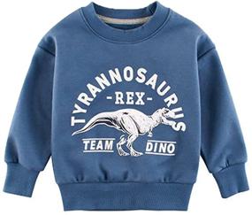 img 4 attached to 👕 NautySaurs Толстовки с Динозаврами для мальчиков: Стильные худи и толстовки