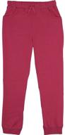 👧 heather french toast toddler jogger pants & capris for girls logo