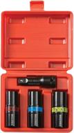 🔧 tekton 1/2 inch drive 6-point impact flip socket set (4-piece) - ultimate versatility and durability with the 4950 model logo