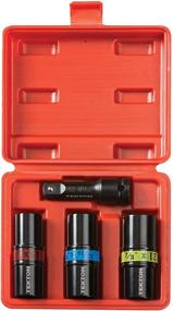 img 4 attached to 🔧 TEKTON 1/2 Inch Drive 6-Point Impact Flip Socket Set (4-Piece) - Ultimate Versatility and Durability with the 4950 model