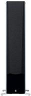 🔊 black yamaha ns-555 3-way tower speaker with bass reflex (each) логотип
